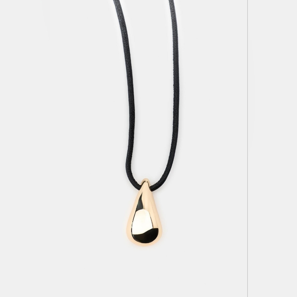 🧸Zara○teardrop○pendant○Cord Choker/Necklace